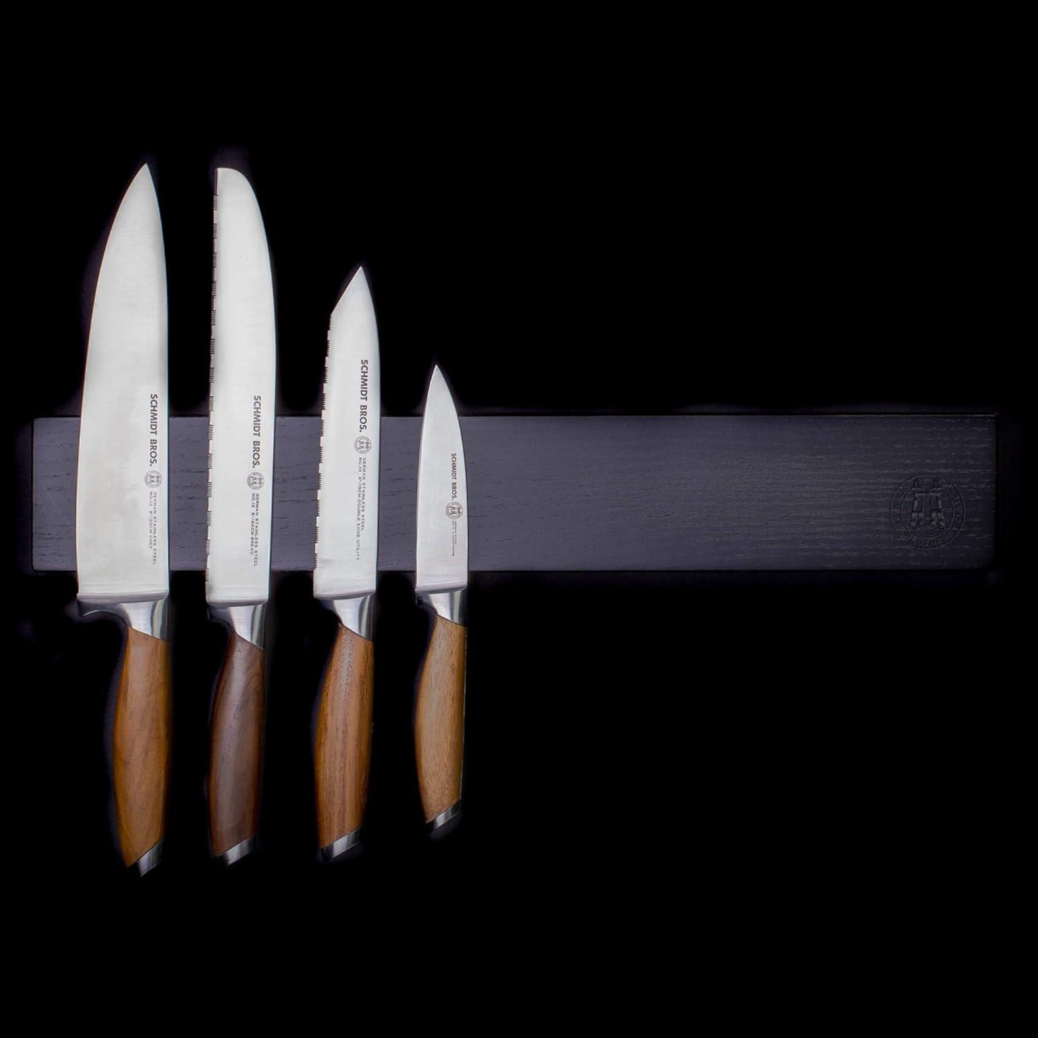image:imageSchmidt Brothers Black 18 Magnetic Knife Wall Bar Universal Cutlery Storage Fits 8 10 KnivesBlack