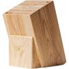 image:imageHometown Natural Universal Knife Block Natural Wood with 12 Slots Natural Wood