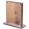 image:imageSchmidt Brothers  Acacia Midtown Magnetic Knife Block Acacia Hardwood and Acrylic Shield Universal Cutlery Storage For 810 Knives