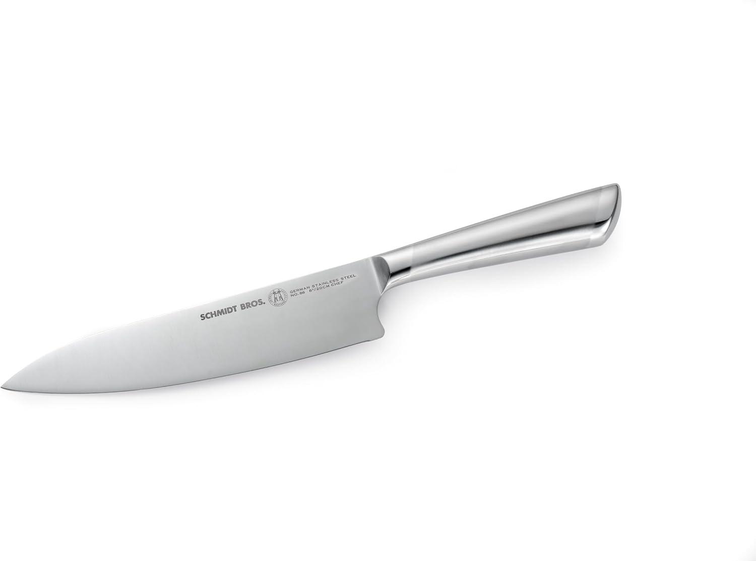 image:imageSchmidt Brothers Black amp Brass 15Piece Kitchen Knife Set HighCarbon German Stainless Steel Cutlery Clear Acrylic Magnetic Knife Block SetAtlas