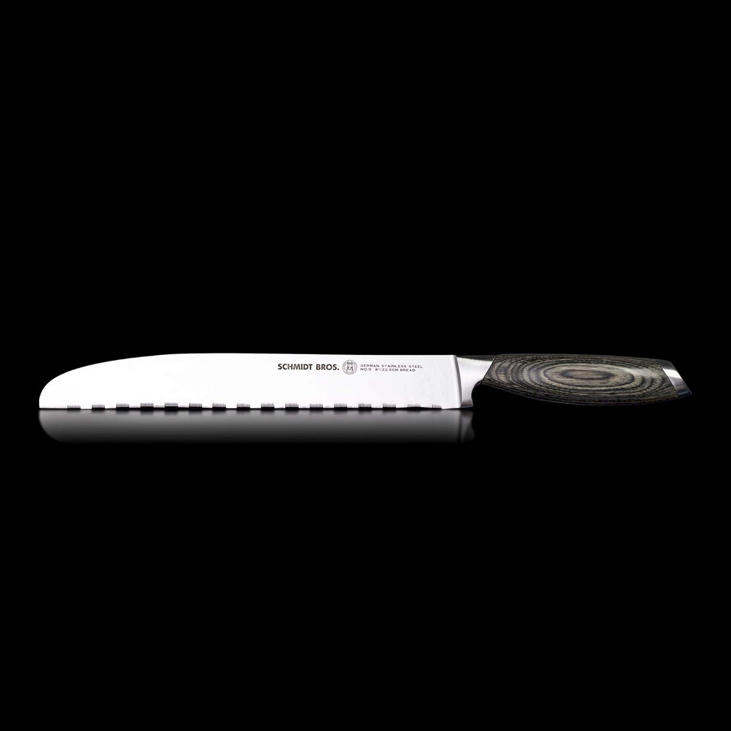 image:imageSchmidt Brothers Bonded Ash 85 Bread Knife HighCarbon German Stainless Steel Multipurpose Kitchen Cutlery