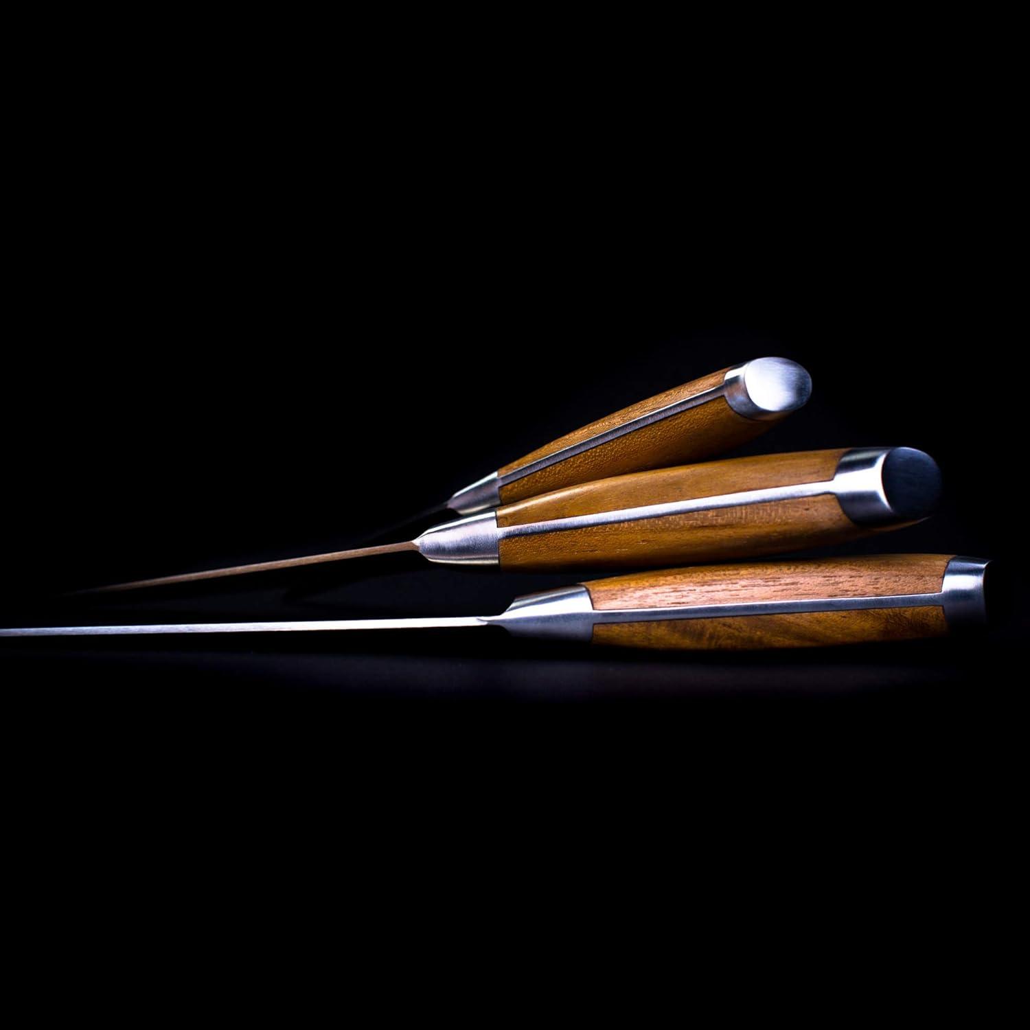 image:imageSchmidt Brothers Bonded Teak 5 Utility Knife HighCarbon German Stainless Steel Cutlery