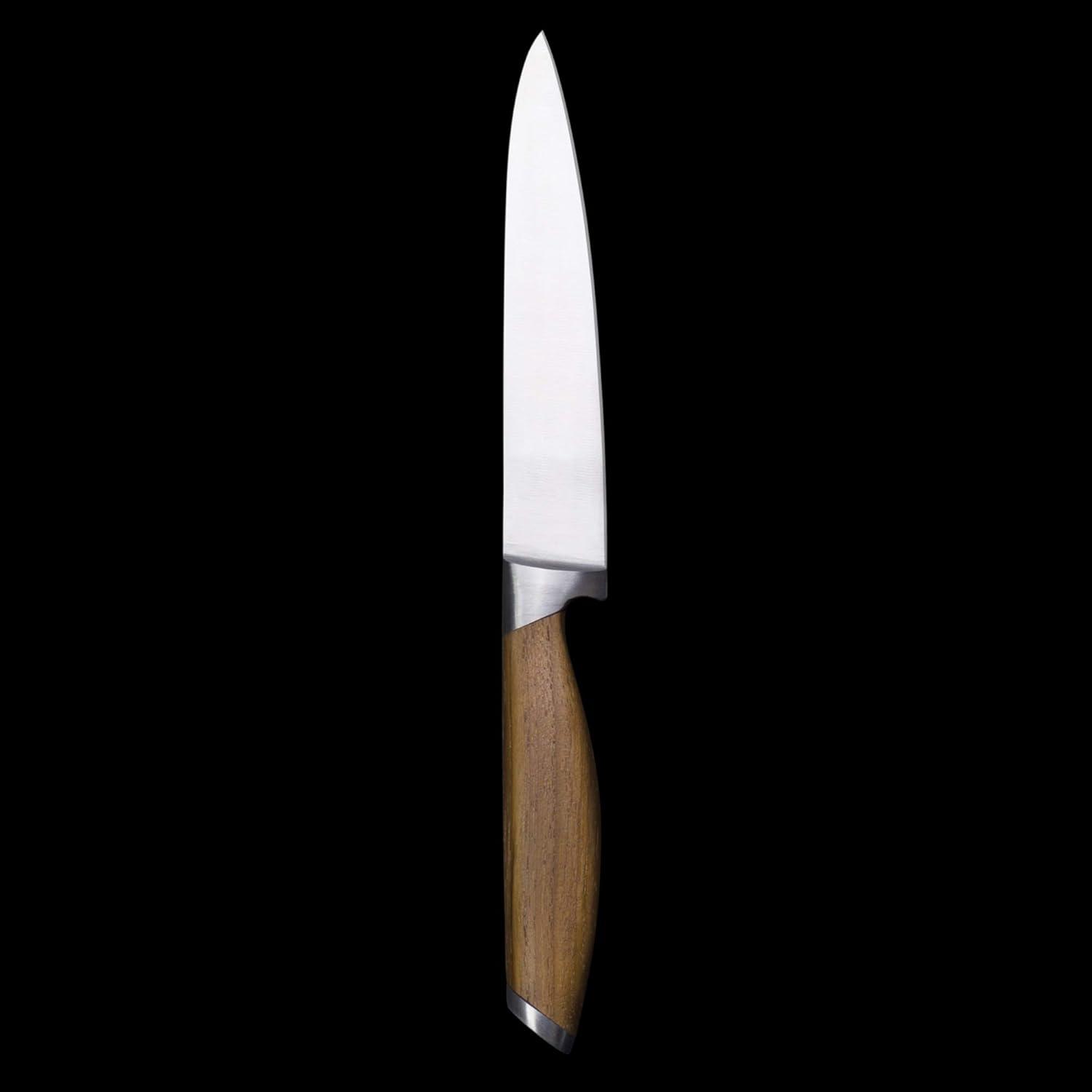 image:imageSchmidt Brothers Bonded Teak 5 Utility Knife HighCarbon German Stainless Steel Cutlery