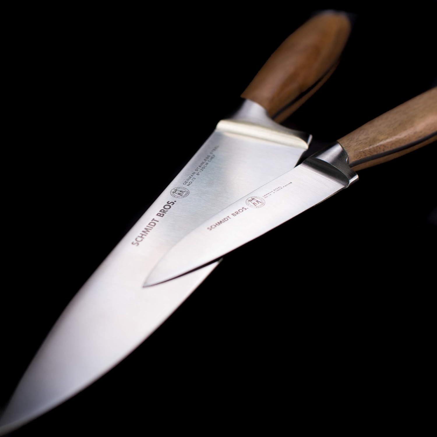 image:imageSchmidt Brothers Bonded Teak 5 Utility Knife HighCarbon German Stainless Steel Cutlery