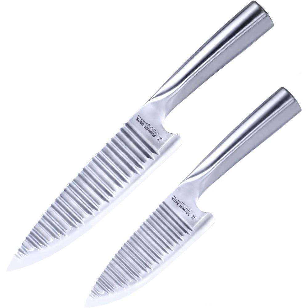 image:imageSchmidt Bros Evolution 2Piece Knife Set HighCarbon German Stainless Steel Cutlery in a Wood Gift Box2 Piece Knife Set