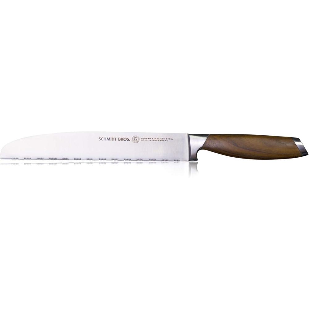 image:imageSchmidt Brothers  Bonded Teak 85 Bread Knife HighCarbon German Stainless Steel Cutlery