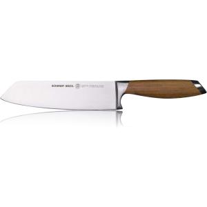 Schmidt Brothers – Bonded Teak, 7″ Santoku Knife, High-Carbon German Stainless Steel Cutlery