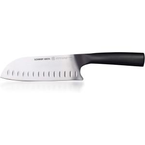 Schmidt Brothers – Carbon 6, 5″ Santoku Knife, High-Carbon German Stainless Steel Mulitpurpose Kitchen Cutlery