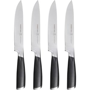 Schmidt Brothers – Heritage 4-Piece Jumbo Steak Knife Set, High-Carbon German Stainless Steel Cutlery(Steak Knife Set)