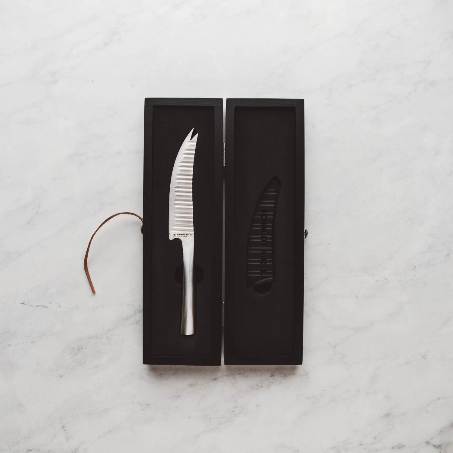 image:imageSchmidt Bros Evolution 7 Nakiri Knife HighCarbon German Stainless Steel Cutlery in a Wood Gift BoxCheese Knife