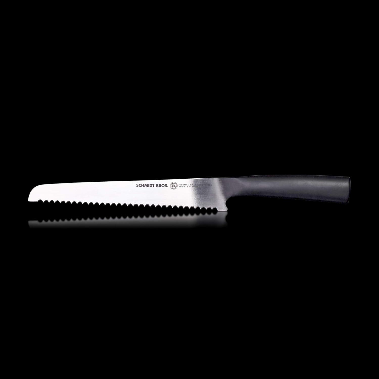 image:imageSchmidt Brothers Carbon 6 85 Bread Knife HighCarbon German Stainless Steel Mulitpurpose Kitchen Cutlery