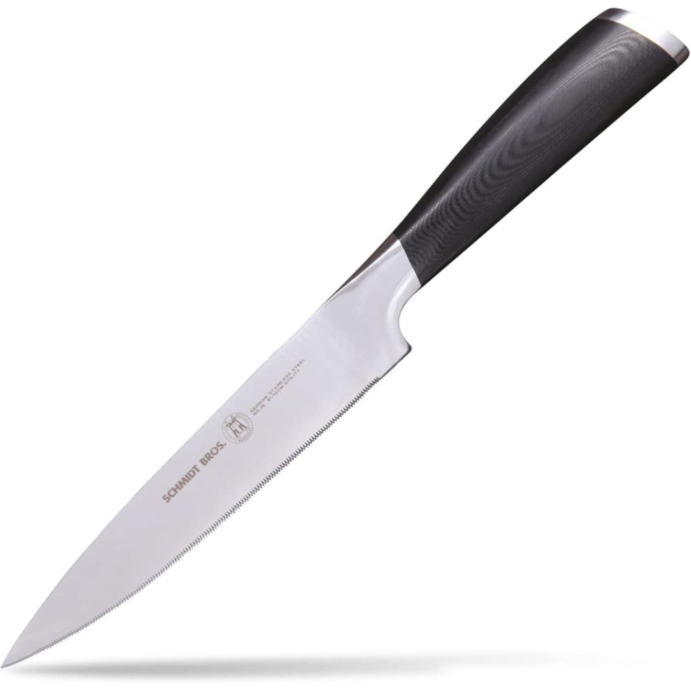 image:imageSchmidt Brothers Heritage 4 Paring Knife HighCarbon German Stainless Steel Multipurpose Kitchen CutleryUtility Knife