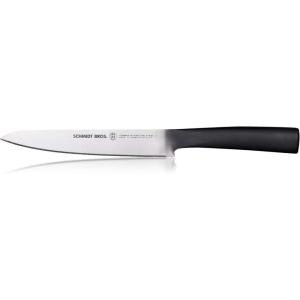 Schmidt Brothers – Carbon 6, 7″ Serrated Utility Knife, High-Carbon German Stainless Steel Mulitpurpose Kitchen Cutlery